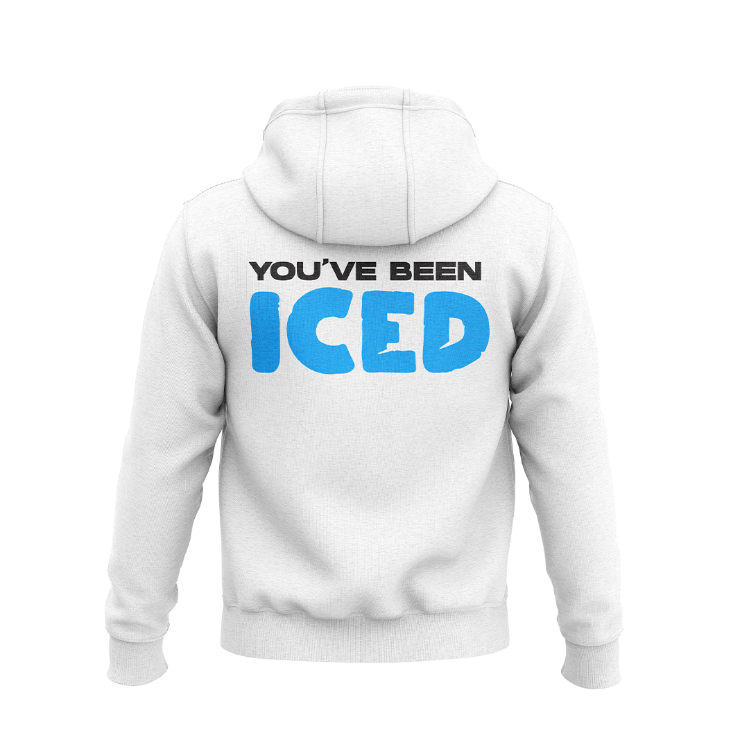 Iced Hoodie - [White -2XL]